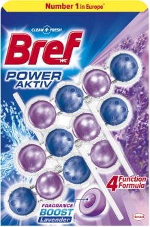 BREF  Power active Levander, WC závěs - kuličky, 3 x 50 g